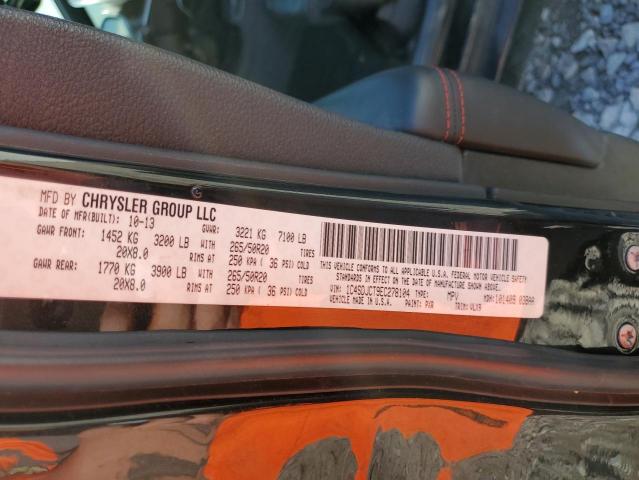 1C4SDJCT9EC278104 Dodge Durango R/t