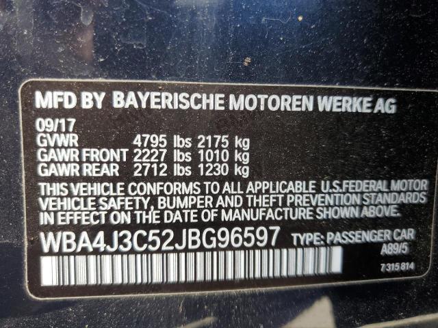 WBA4J3C52JBG96597 BMW 430xi Gran Coupe