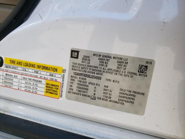 1GKKRTKD0GJ204368 GMC Acadia Denali