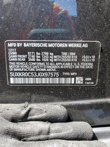 5UXKR0C53J0X97575 BMW X5 Xdrive35i
