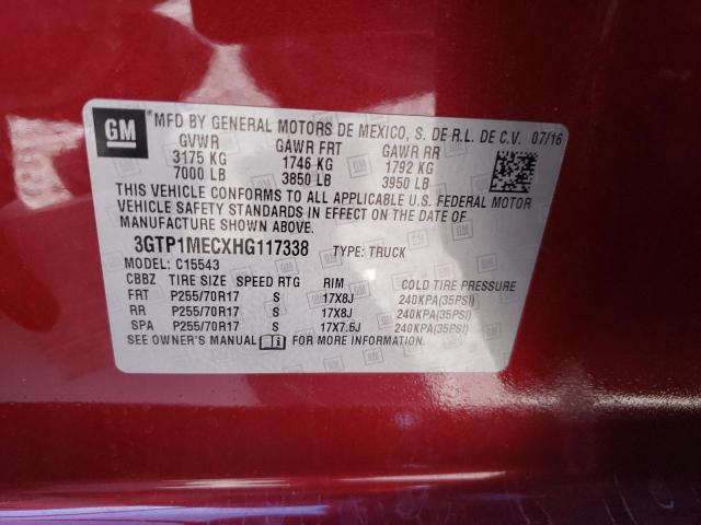3GTP1MECXHG117338 GMC Sierra C1500 Sle