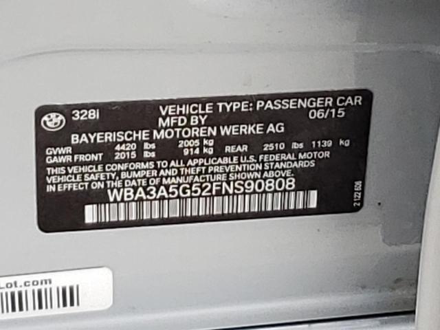 WBA3A5G52FNS90808 BMW 328 I