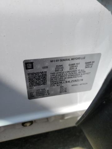 1GKKNLLS4LZ192178 GMC Acadia At4