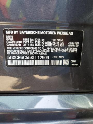 5UXCR6C55KLL12909 BMW X5 Xdrive40i