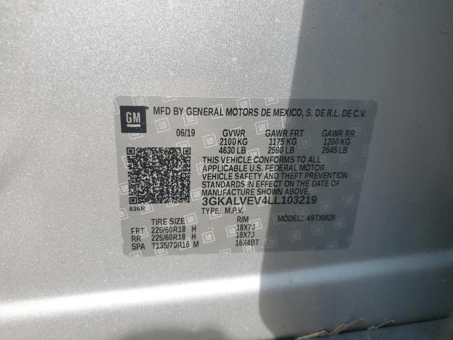 3GKALVEV4LL103219 GMC Terrain Slt