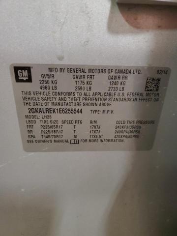 2GKALREK1E6255544 GMC Terrain Sle