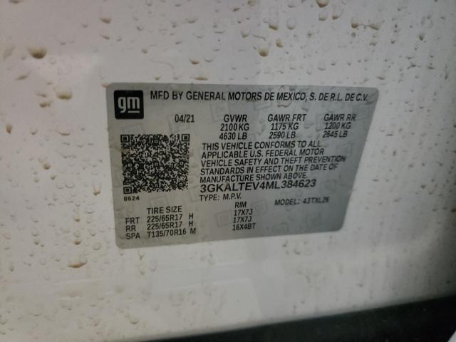 3GKALTEV4ML384623 GMC Terrain Sle