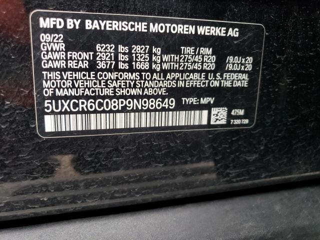 5UXCR6C08P9N98649 BMW X5 Xdrive40i