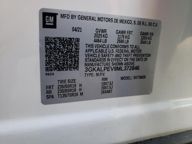 3GKALPEV9ML372846 GMC Terrain Slt