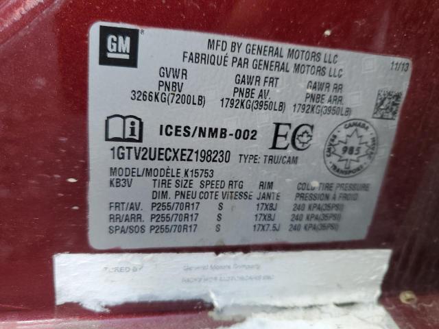 1GTV2UECXEZ198230 GMC Sierra K1500 Sle