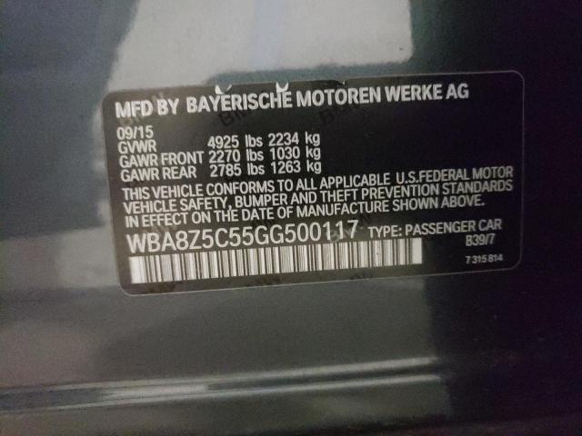WBA8Z5C55GG500117 BMW 328 Xigt Sulev