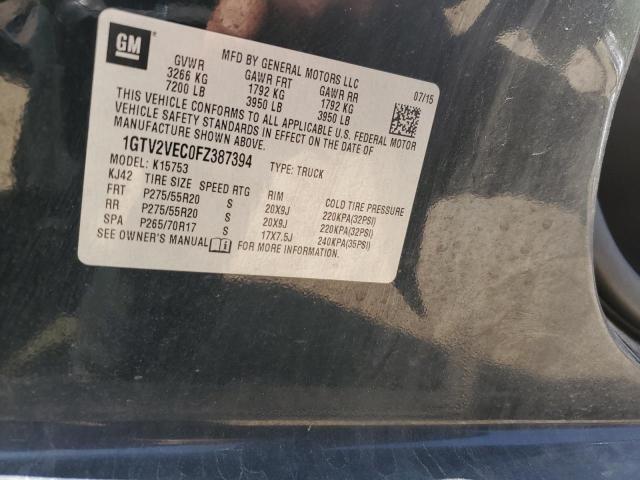 1GTV2VEC0FZ387394 GMC Sierra K1500 Slt