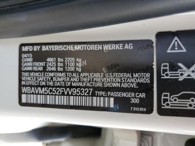 WBAVM5C52FVV95327 BMW X1 Xdrive35i