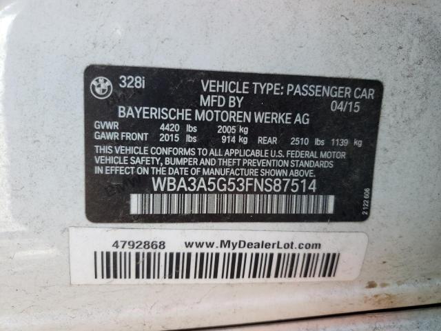 WBA3A5G53FNS87514 BMW 328 I