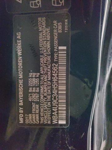 WBA4U9C34H5H64562 BMW 430xi
