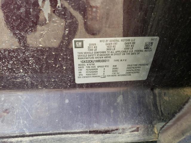1GKS2CKJ1HR308011 GMC YUKON DENALI