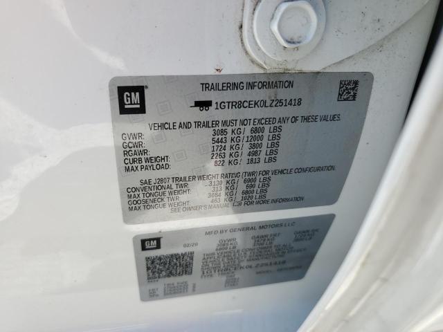 1GTR8CEK0LZ251418 GMC Sierra C1500 Elevation