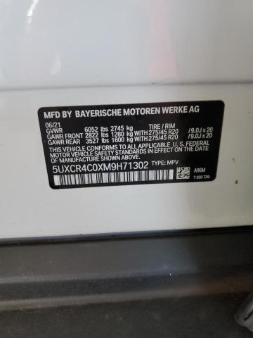 5UXCR4C0XM9H71302 BMW X5 Sdrive 40i