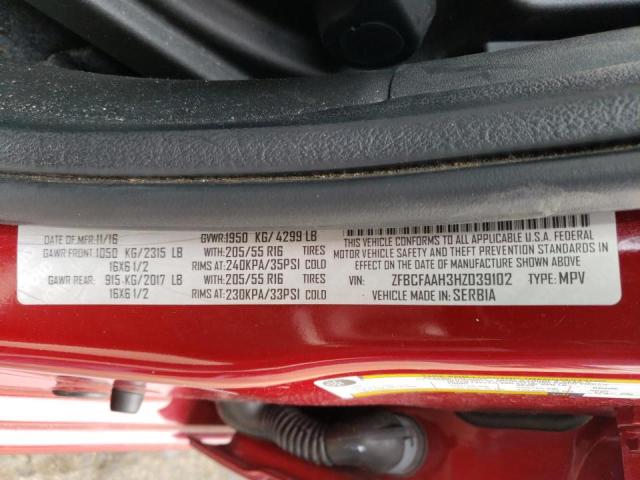 ZFBCFAAH3HZ039102 Fiat 500L POP