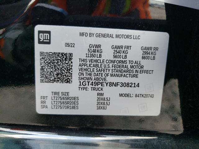 1GT49PEY8NF308214 GMC Sierra K2500 At4