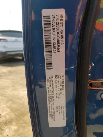 2C3CDXGJ0MH639445 Dodge Charger Scat Pack
