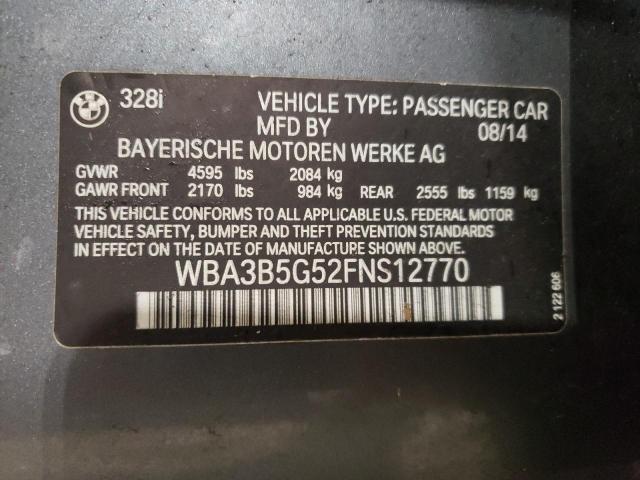 WBA3B5G52FNS12770 BMW 328 Xi Sulev
