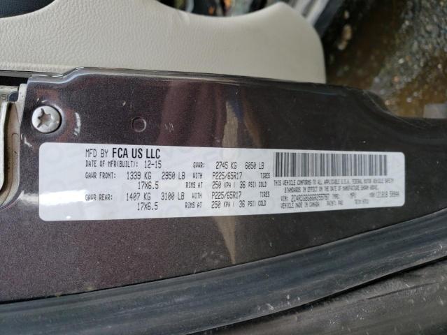 2C4RDGBG6GR255797 Dodge Grand Caravan Se