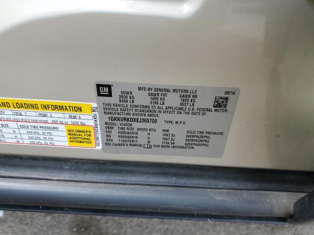 1GKKVRKDXEJ365709 GMC Acadia Slt-1