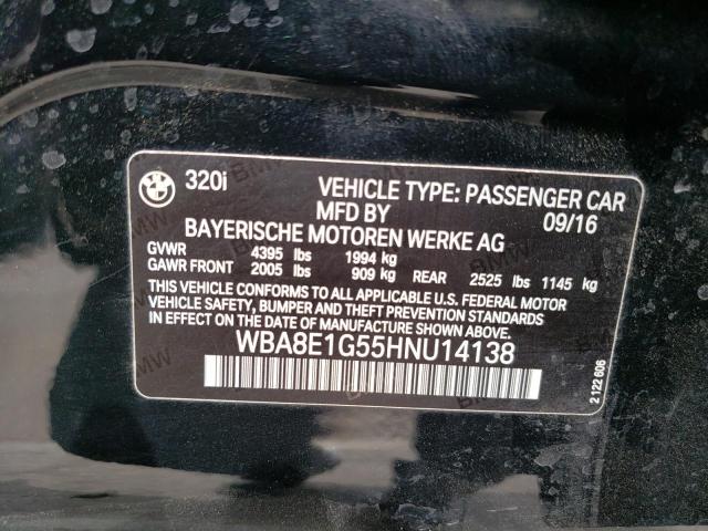 WBA8E1G55HNU14138 BMW 320 I