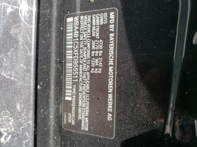 WBA4B1C5XFD955511 BMW 435 I Gran Coupe