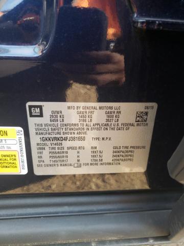 1GKKVRKD4FJ381650 GMC Acadia Slt-1