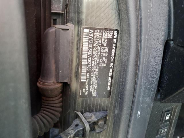 WBY1Z4C5XEVX62785 BMW I3 REX