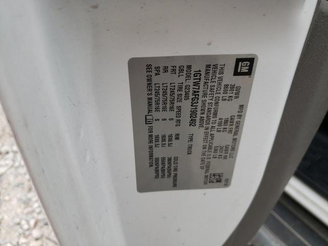 1GTW7AFG3J1902492 GMC Savana G2500