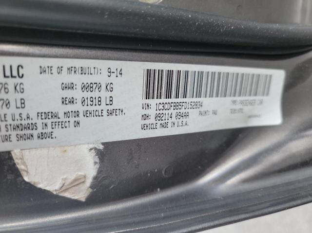1C3CDFBB5FD152834 Dodge DART SXT