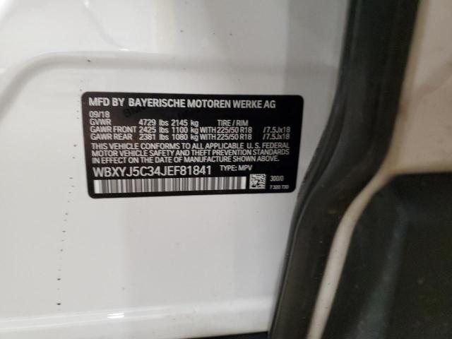 WBXYJ5C34JEF81841 BMW X2 Xdrive28i