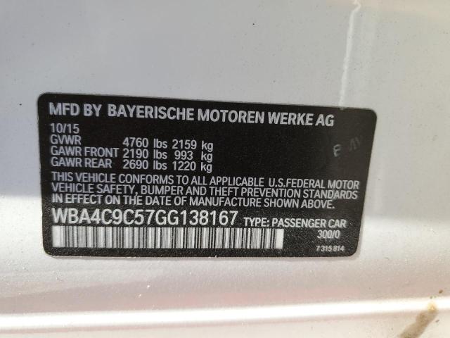 WBA4C9C57GG138167 BMW 428 Xi Gran Coupe Sulev