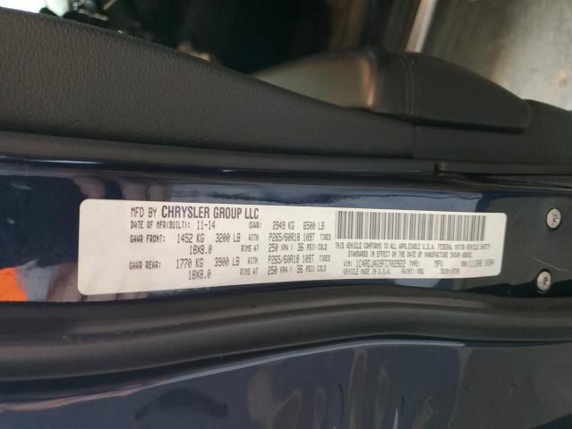 1C4RDJAG9FC702922 Dodge Durango Sxt