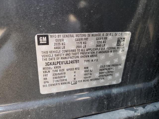 3GKALPEV1JL249781 GMC Terrain Slt