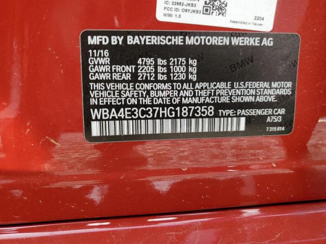 WBA4E3C37HG187358 BMW 440i Gran Coupe