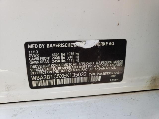 WBA3B1C5XEK135032 BMW 320 I