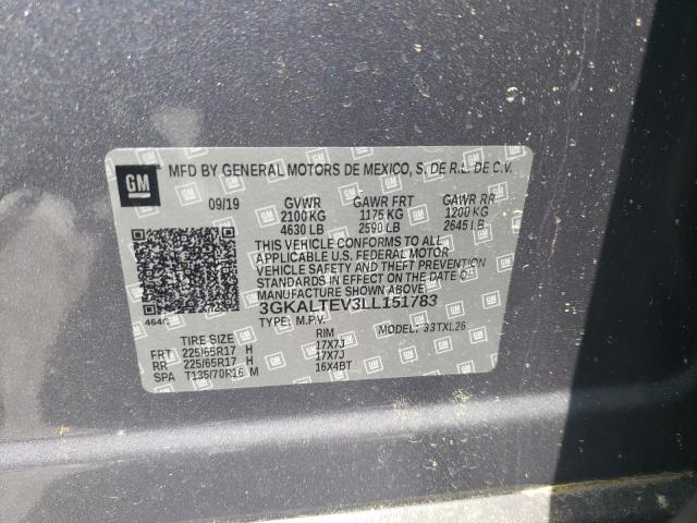 3GKALTEV3LL151783 GMC Terrain Sle