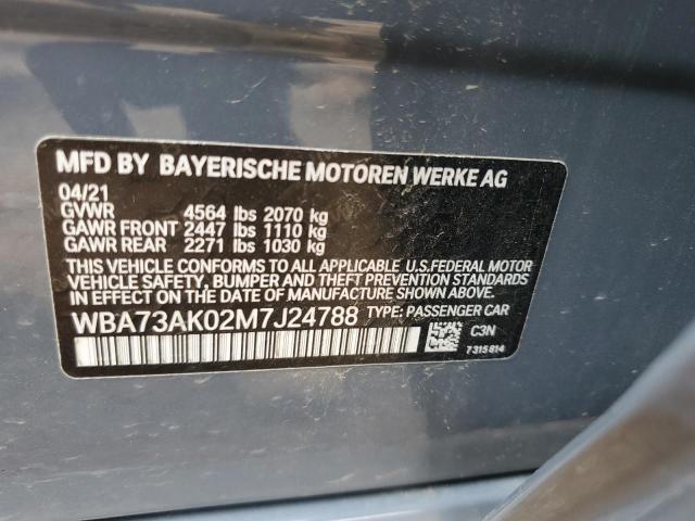WBA73AK02M7J24788 BMW 228XI