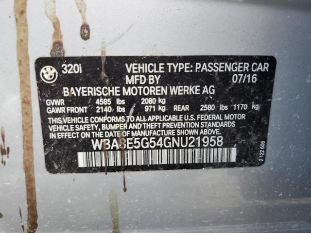WBA8E5G54GNU21958 BMW 320 XI