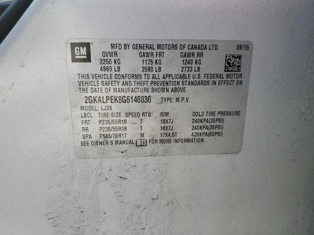 2GKALPEK8G6146036 GMC Terrain Slt