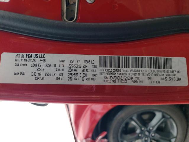 3C4PDDGG5JT296344 Dodge Journey Crossroad