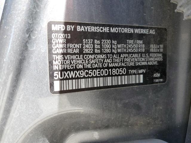 5UXWX9C50E0D18050 BMW X3 Xdrive28i
