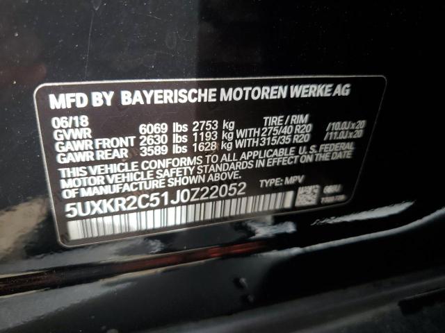 5UXKR2C51J0Z22052 BMW X5 Sdrive35i