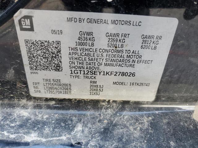 1GT12SEY1KF278026 GMC Sierra K2500 Denali