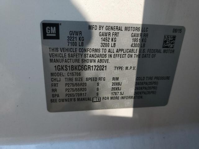 1GKS1BKC6GR172021 GMC YUKON SLT