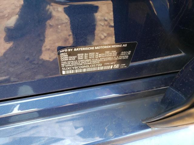 5UXCY8C09N9J35799 BMW X6 M50i